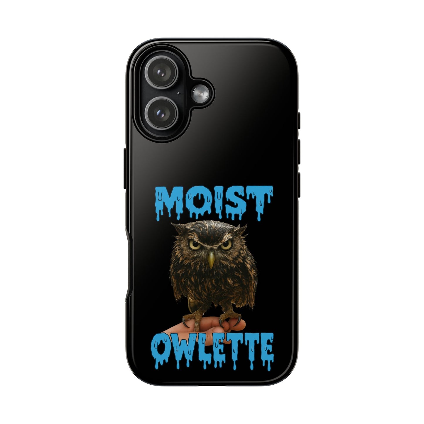 Moist Owlette Phone Case — Funny Owl Graphic Protective Case