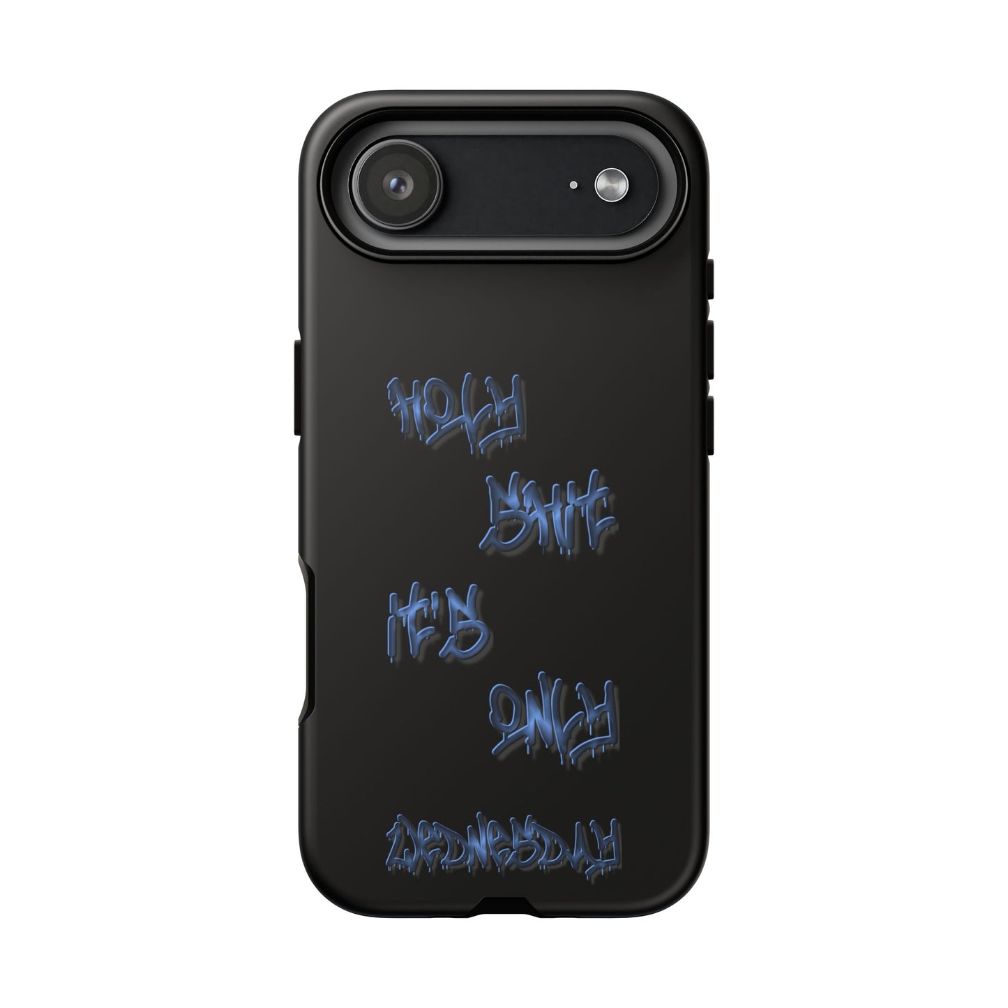 Phone Case — Blue Neon Graffiti "Tough Cases" Protective Cover