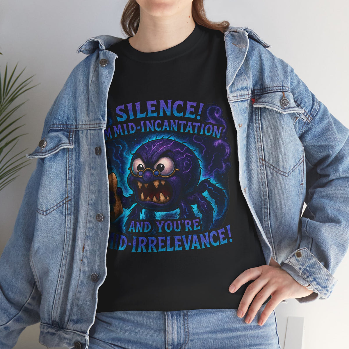 Silence! I’m Mid-Incantation T-Shirt | Funny Witchy Monster Tee