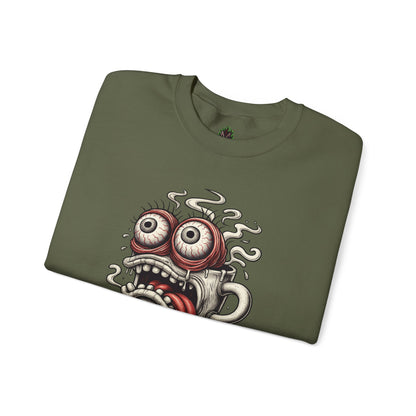 Still Tired. Just Faster. – Caffeinated Chaos Crewneck