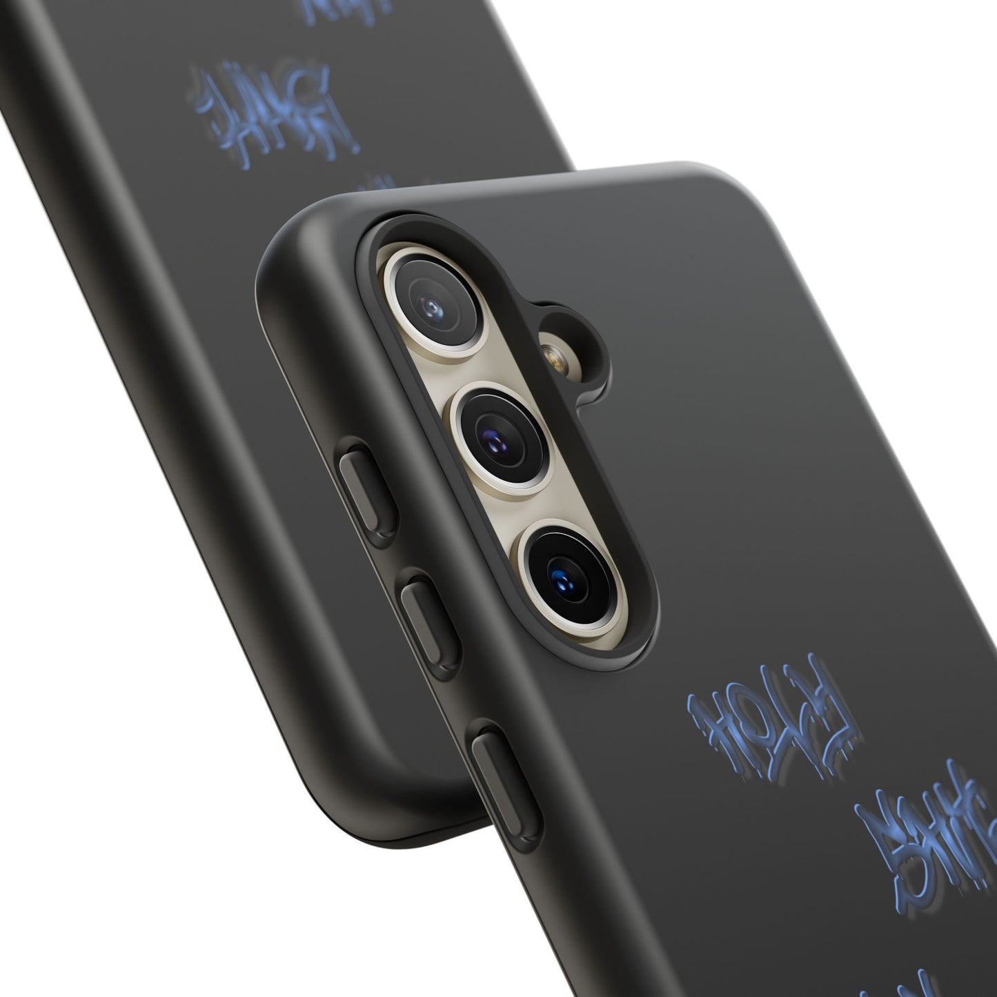Phone Case — Blue Neon Graffiti "Tough Cases" Protective Cover