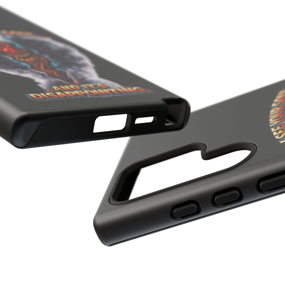 Phone Case — "I See Your Soul and It’s Disappointing" Dark Horror Graphic