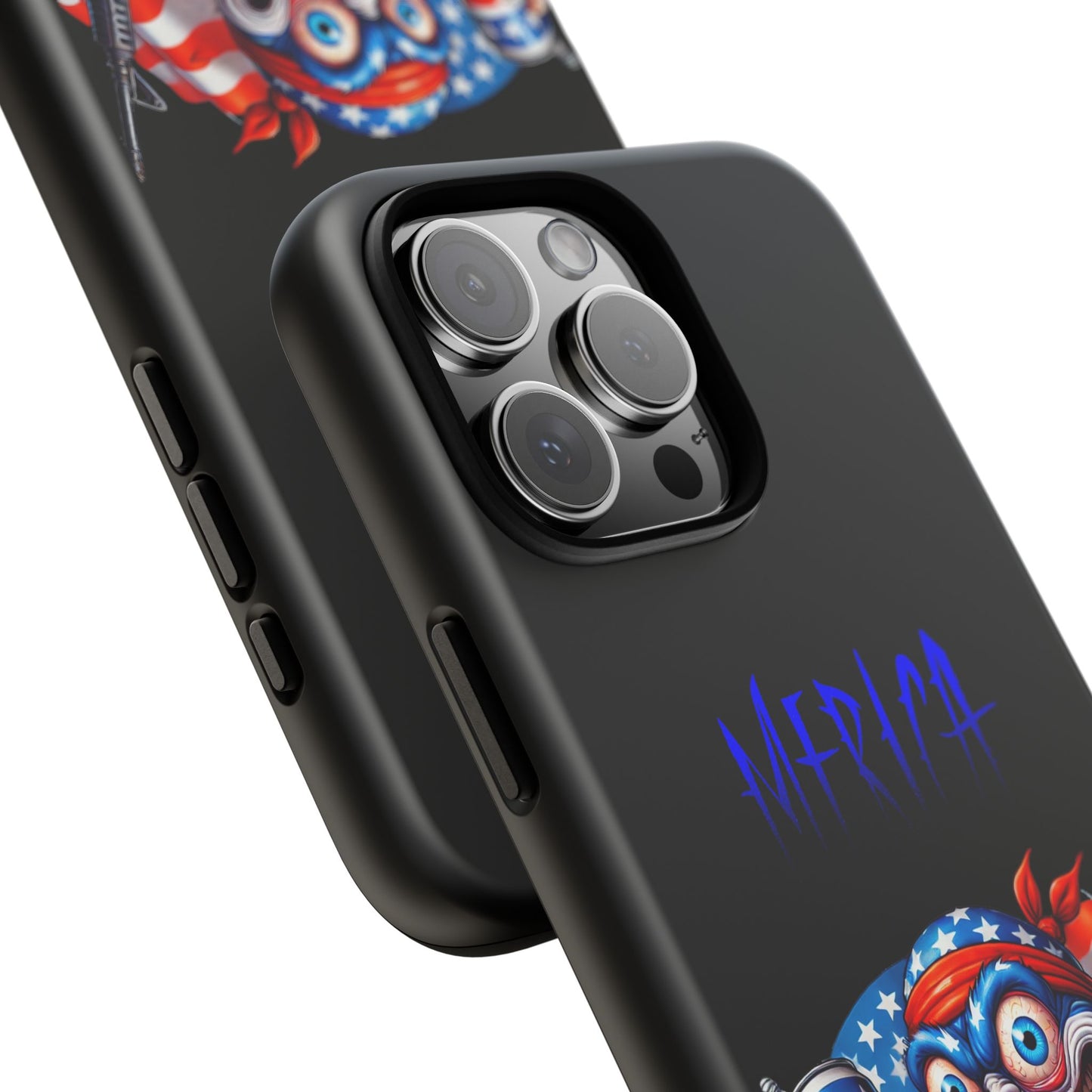 Phone Case — Patriotic 'Merica Clown with Flag, Beer & Rifle