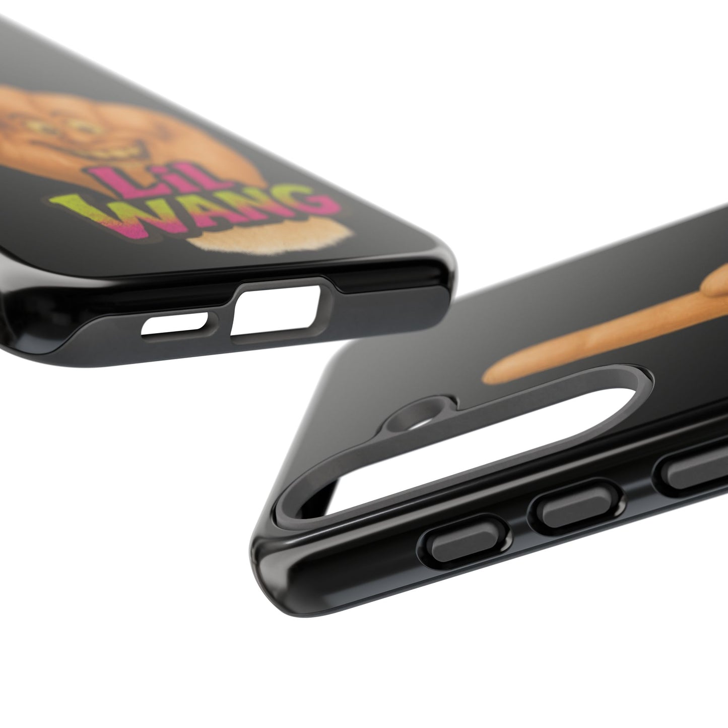 Phone Case — 'Lil Wang' Humorous Middle Finger Character Protective Cover