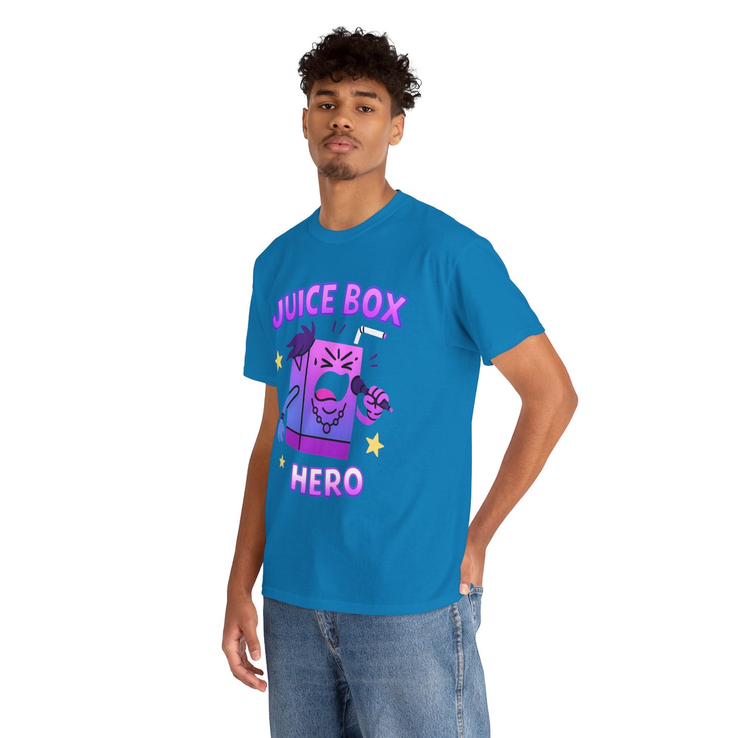 Juice Box Hero T-Shirt | Cute Cartoon Beverage Design