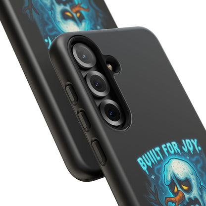 Phone Case — 'Built for Joy, Melting in Sorrow' Blue Melting Snowman Protective Case