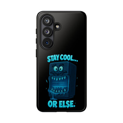 Stay Cool... Or Else. Phone Case — Neon Monster Protective iPhone Cover