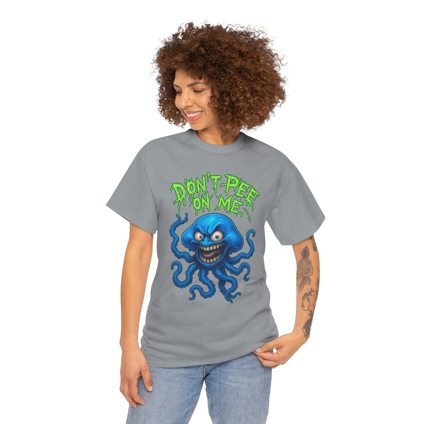 Don’t Pee on Me – Angry Jellyfish T-Shirt