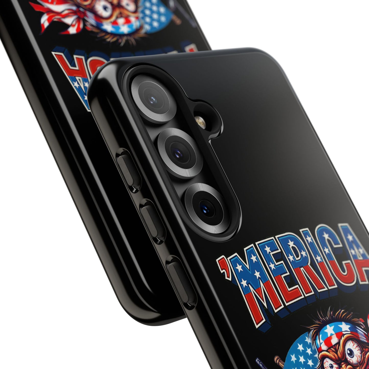 'MERICA Patriotic Phone Case — American Flag Madman Design