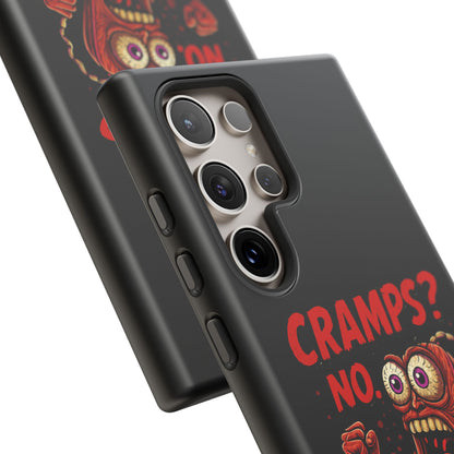 Phone Case — "Cramps? No, Wrath!" Retro Hot-Pepper Graphic