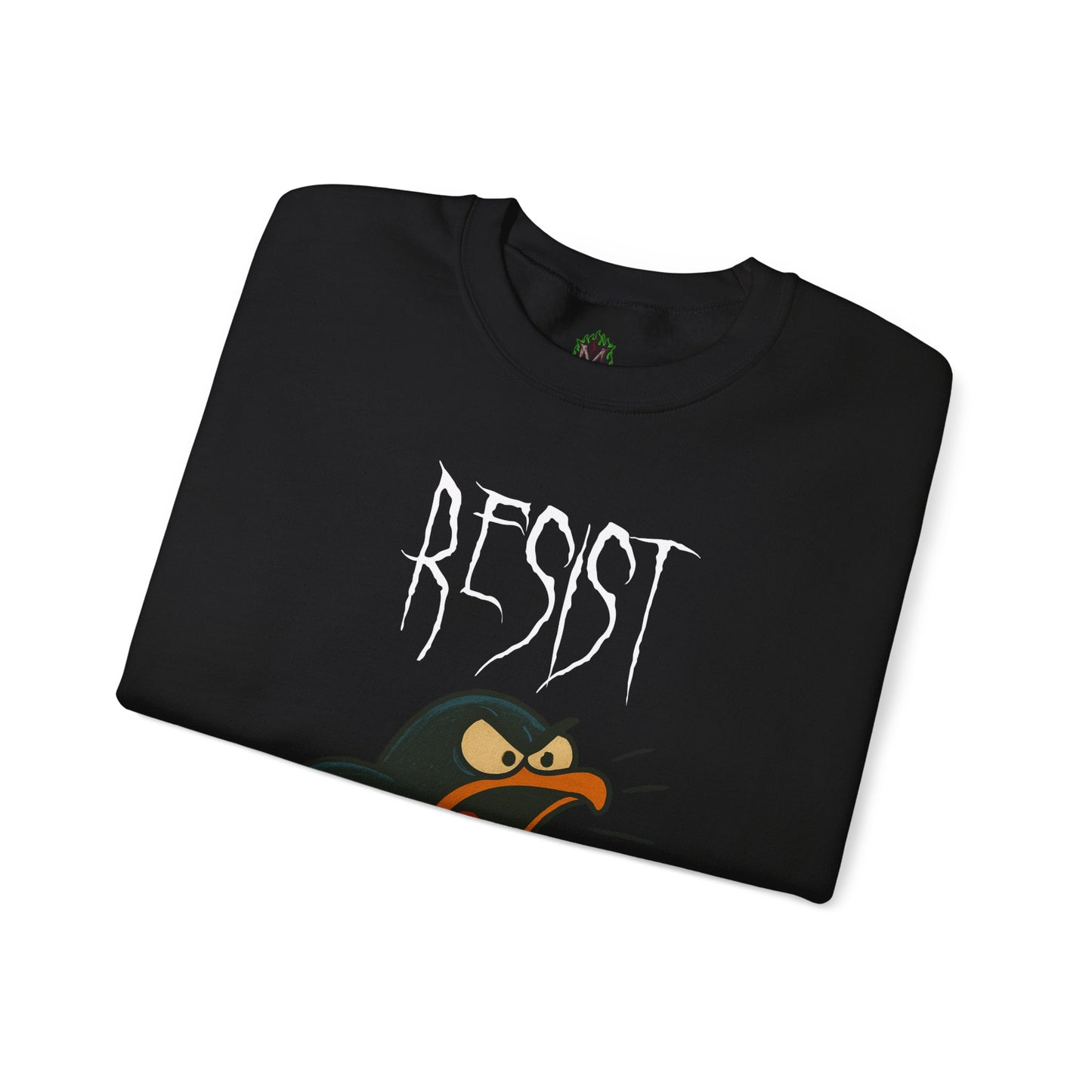 We Will Resist – Angry Penguin & Politician Crewneck Sweatshirt
