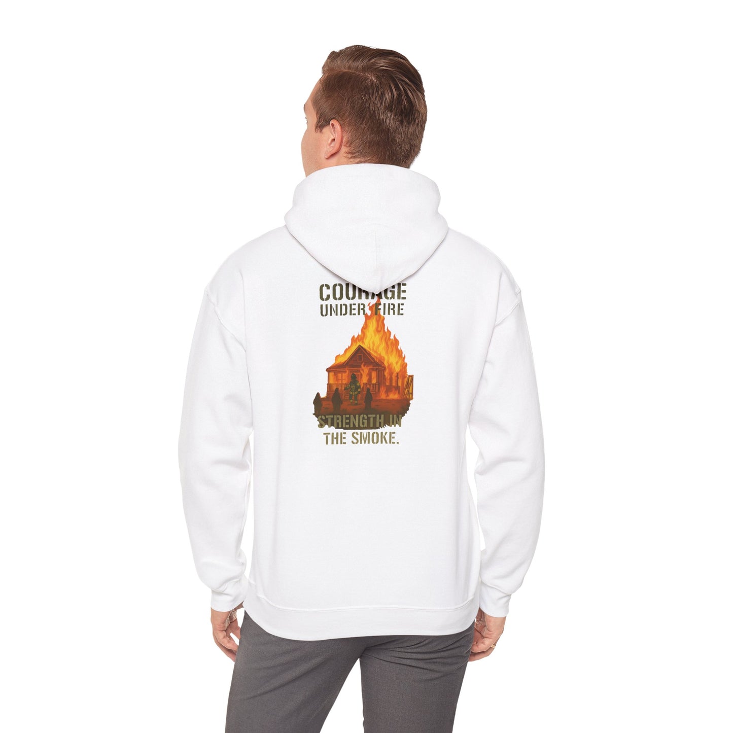 Courage Under Fire Firefighter Hoodie