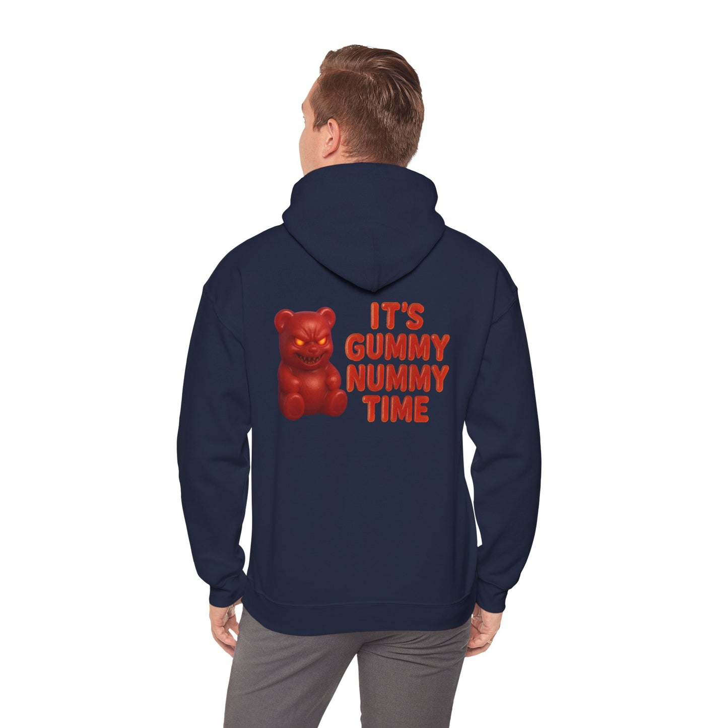 Hoodie - "It's Gummy Nummy Time" Gummy Bear Graphic Pullover