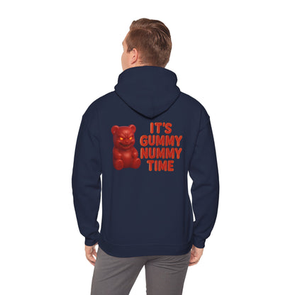 Hoodie - "It's Gummy Nummy Time" Gummy Bear Graphic Pullover