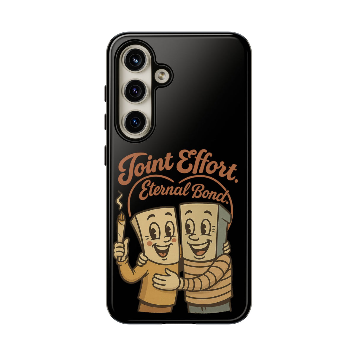 Phone Case — "Joint Effort Eternal Bond" Retro Cannabis Matchstick Design