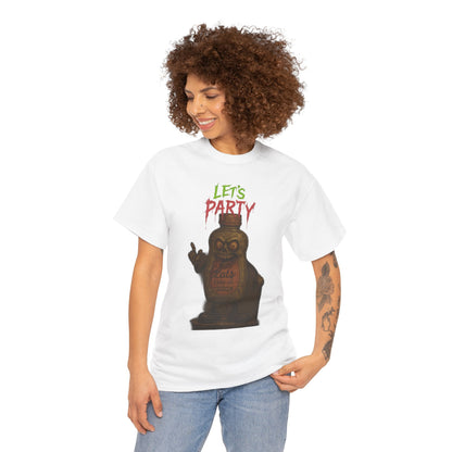 Let’s Party – Zombie Baby Oil Bottle Horror T-Shirt