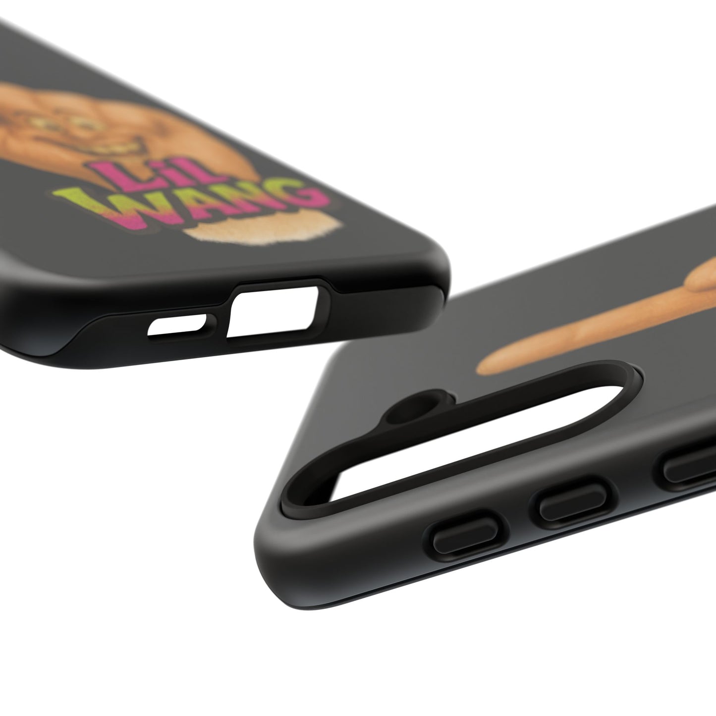 Phone Case — 'Lil Wang' Humorous Middle Finger Character Protective Cover