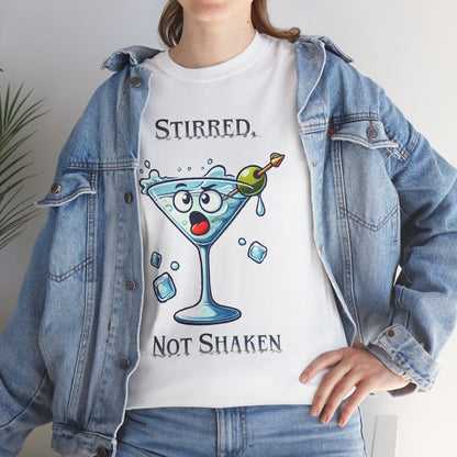 "Stirred, Not Shaken" Funny Martini