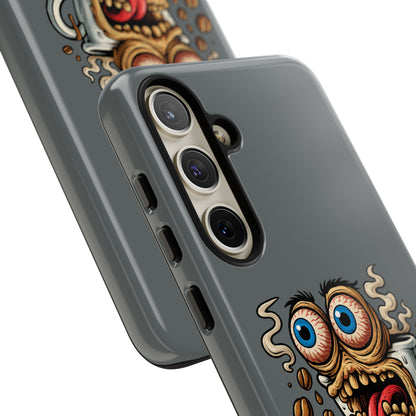 Phone Case — "This Isn't a Cup, It's a Cry for Help" Coffee Monster Design