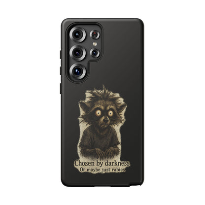 Phone Case — "Chosen by Darkness (Or Maybe Just Rabies)" Cute Creepy Lemur Design