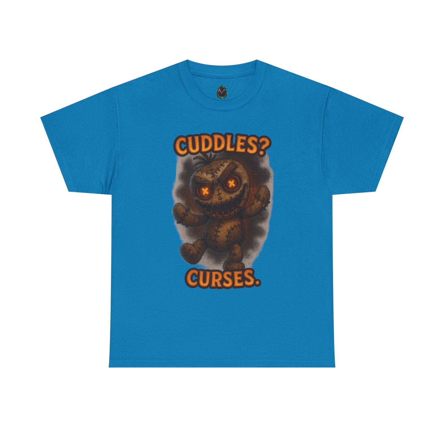 Cuddles? Curses. bear graphic tee | T-Shirt