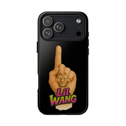 Phone Case — 'Lil Wang' Humorous Middle Finger Character Protective Cover