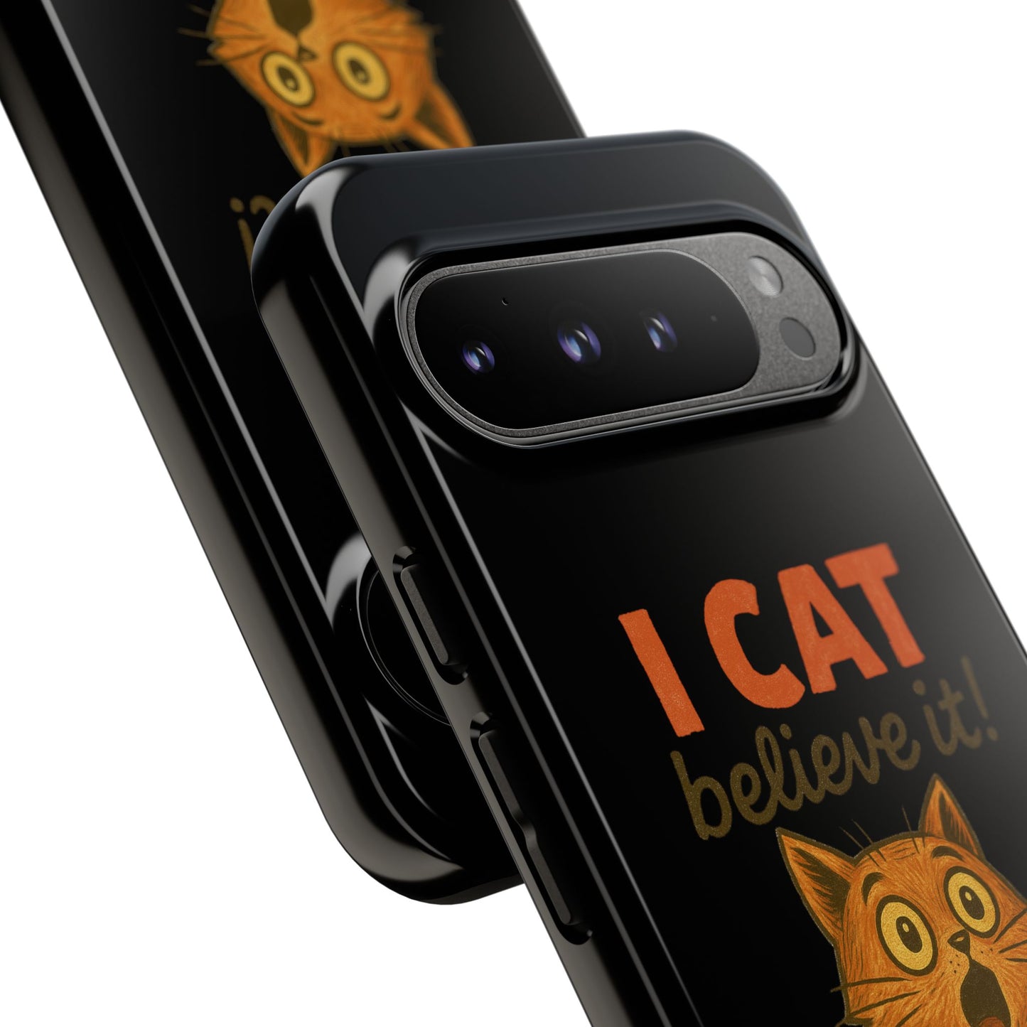 Phone Case — "I Cat Believe It!" Funny Orange Cat Protective Case