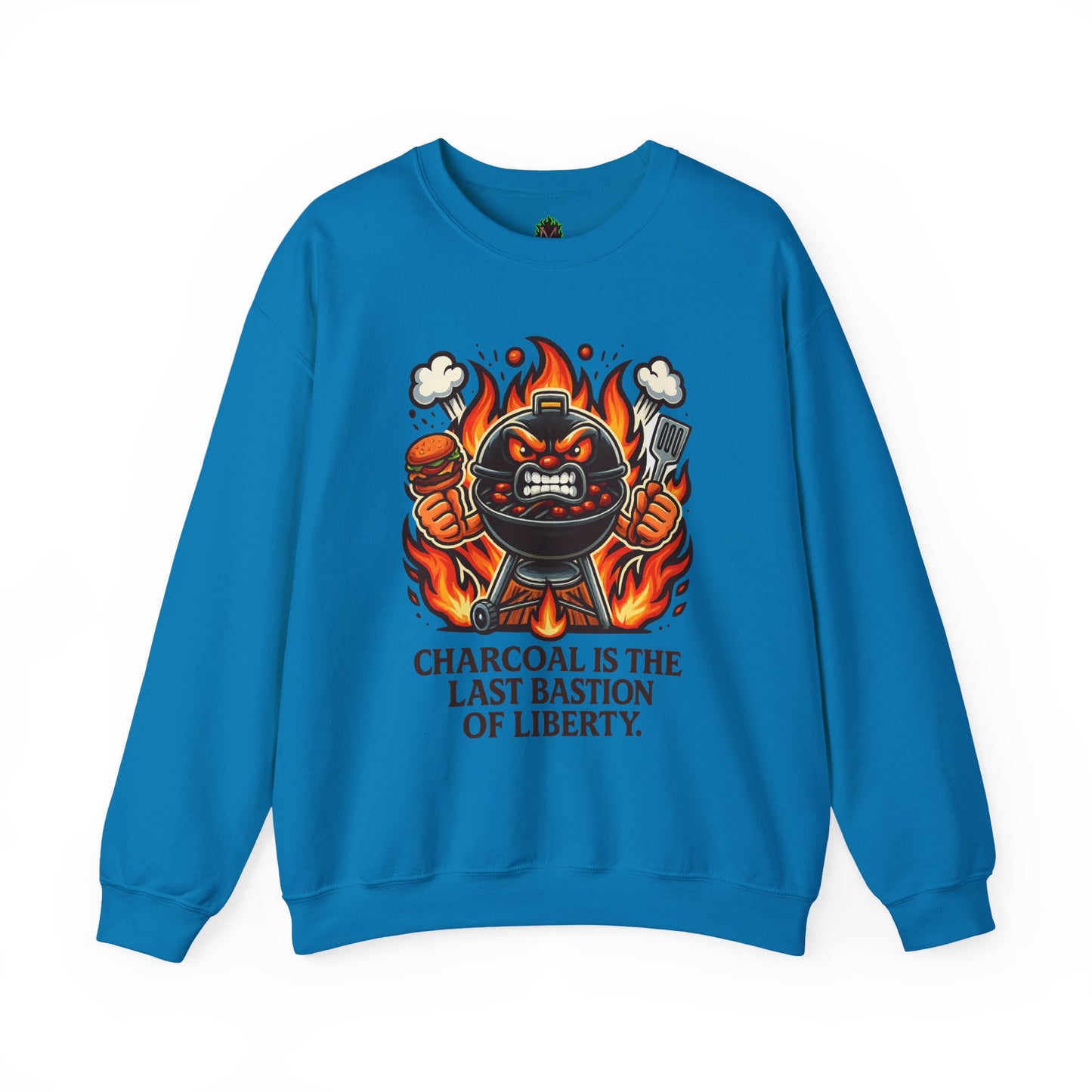 Charcoal Liberty Grill Crewneck Sweatshirt