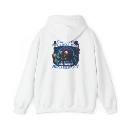 Skull Mage Hoodie — “Silence I’m Mid-Incantation and Mid-Irrelevance!” Graphic Pullover