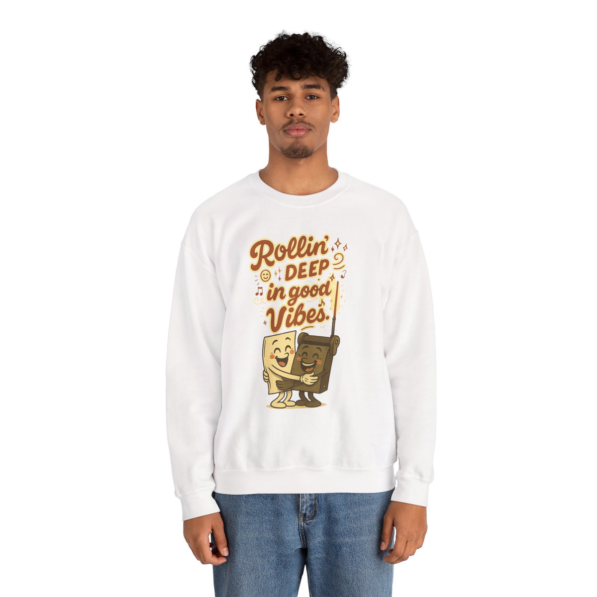 Rollin' Deep in Good Vibes Crewneck