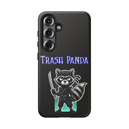 Trash Panda Ninja Phone Case — Cute Raccoon Warrior Protective Case