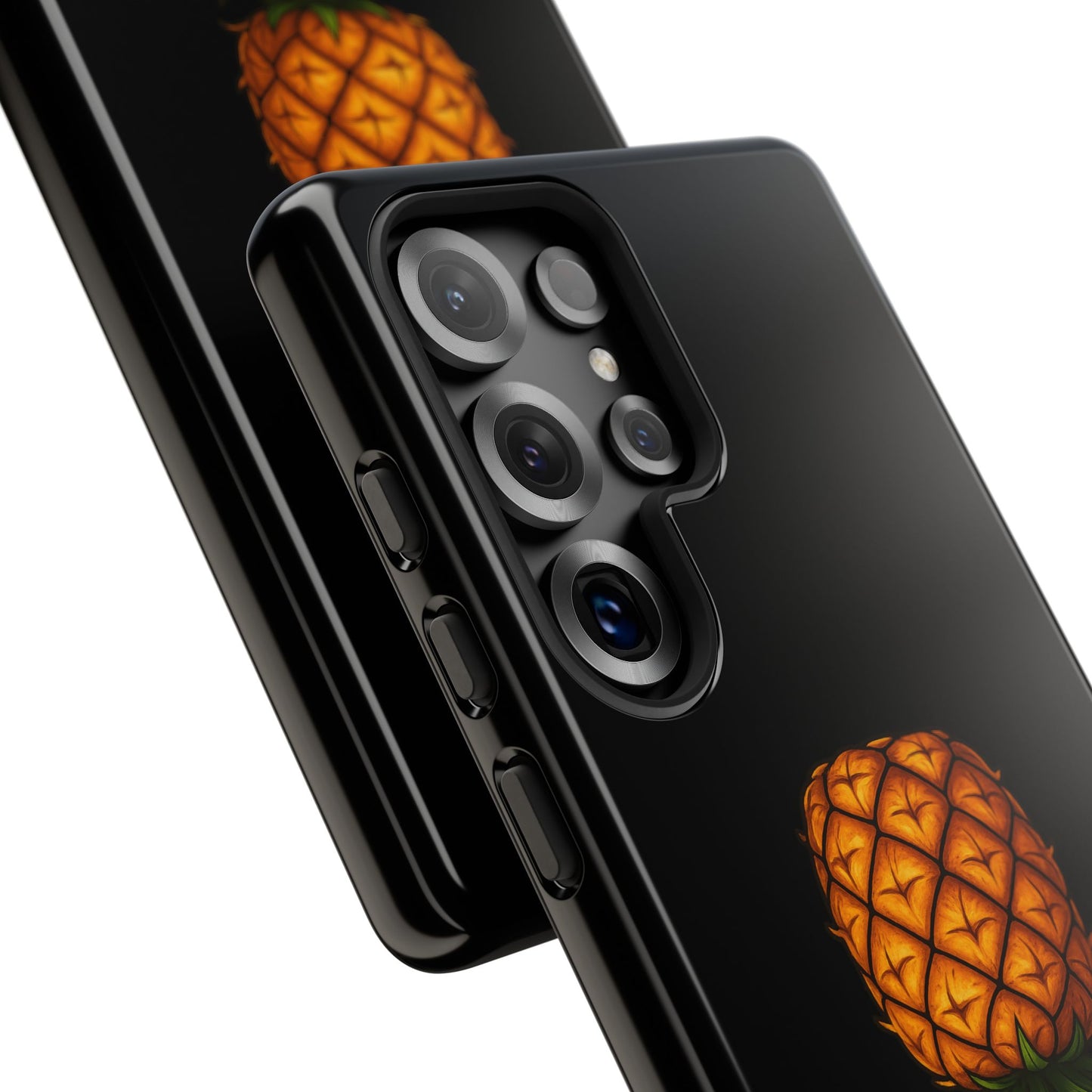 Phone Case — Tropical Pineapple "Not looking for pizza" Protective Cover