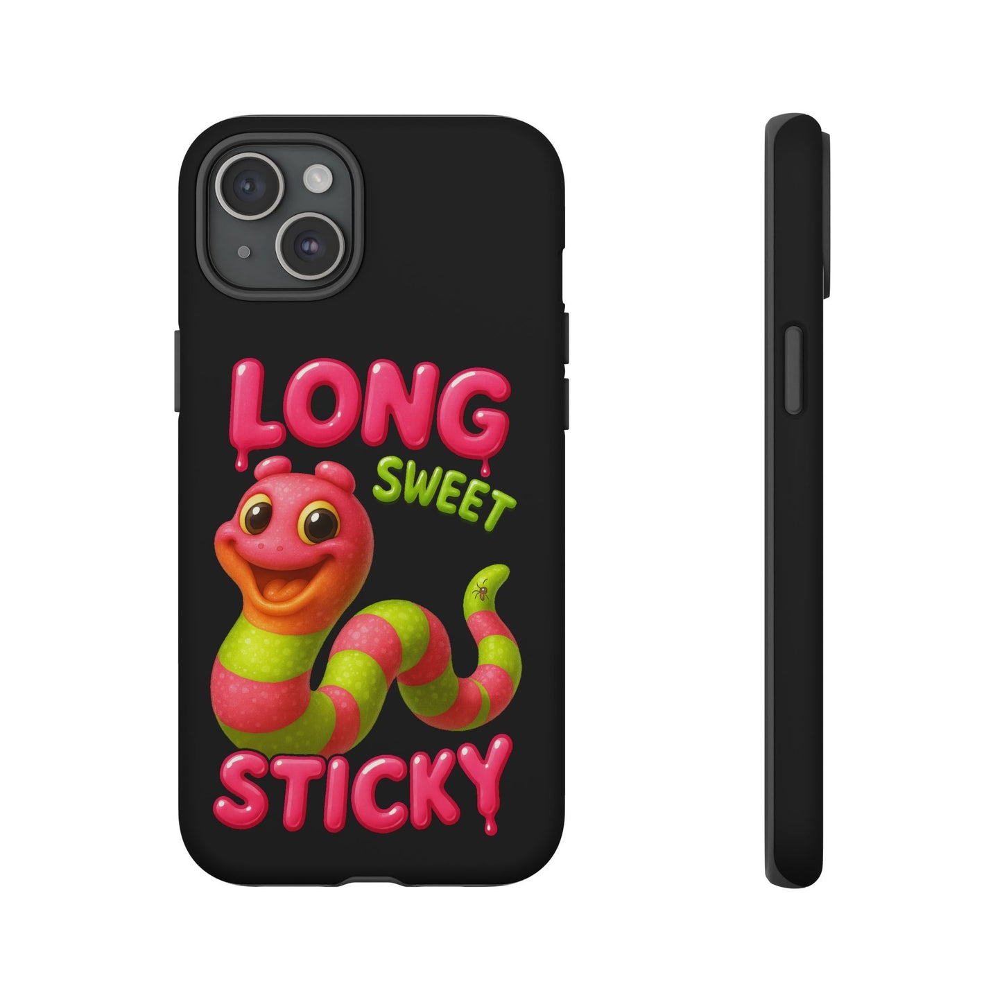 Phone Case — "Long Sweet Sticky" Cute Candy Snake Protective Case