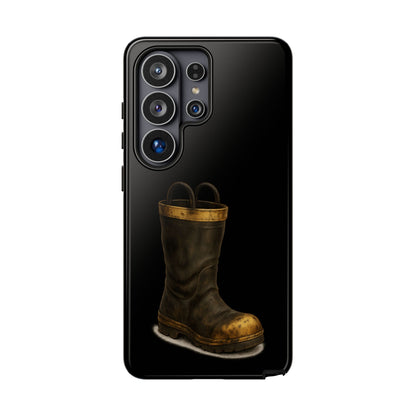 Vintage Fire Boot Phone Case — Rugged Protective iPhone Cover