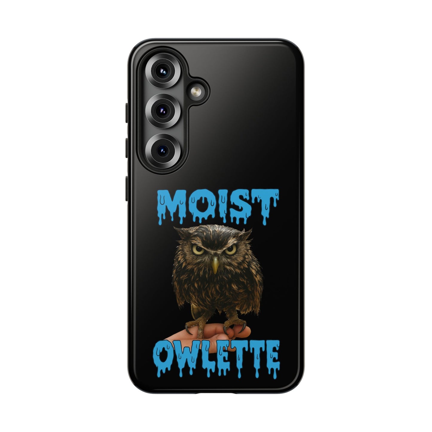 Moist Owlette Phone Case — Funny Owl Graphic Protective Case