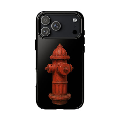 Red Fire Hydrant Phone Case — Tough Protective iPhone Cover