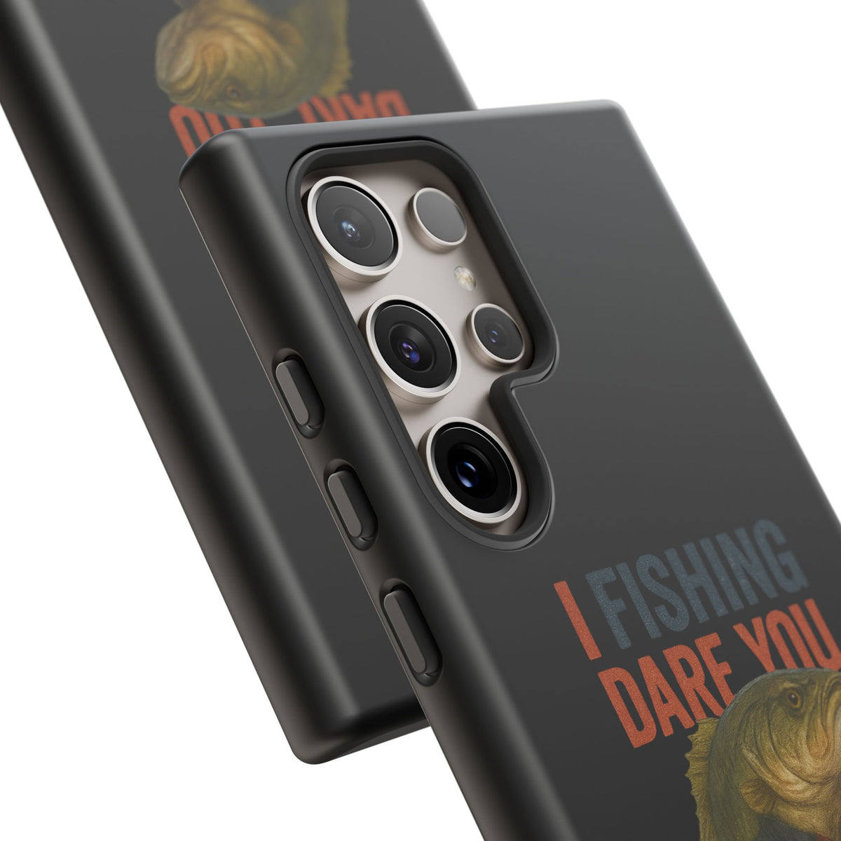 Fishing Dare You Phone Case — Funny Bass Angler Protective Cover