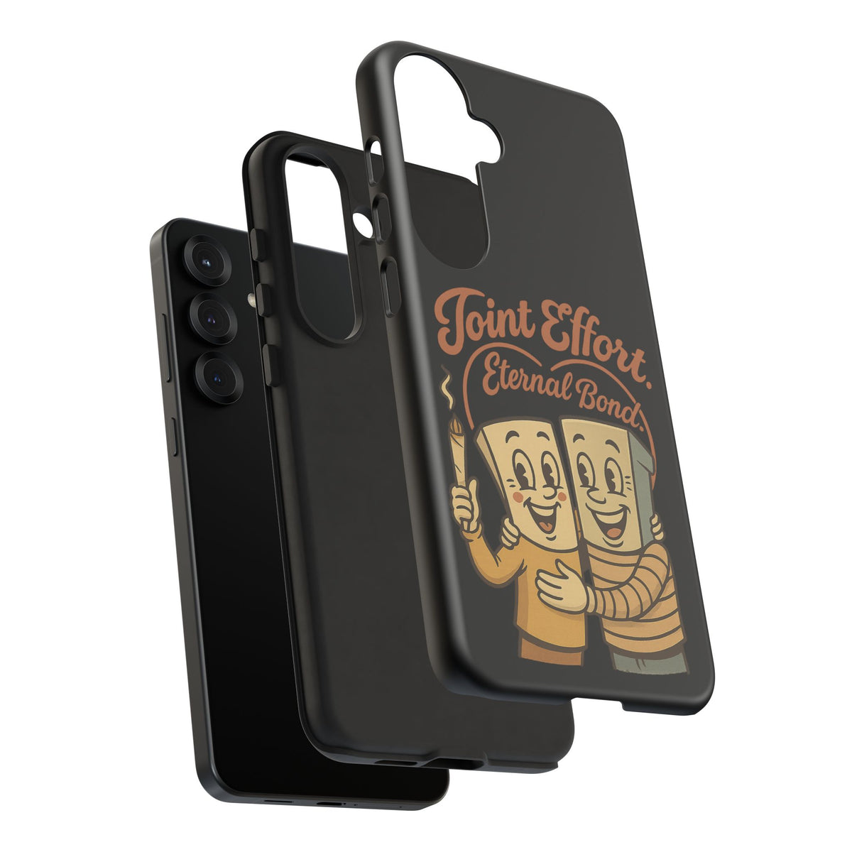 Phone Case — "Joint Effort Eternal Bond" Retro Cannabis Matchstick Design
