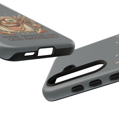 Phone Case — Funny Vintage Winged Toaster Design (“Your Opinion Has Less Absorbency”)