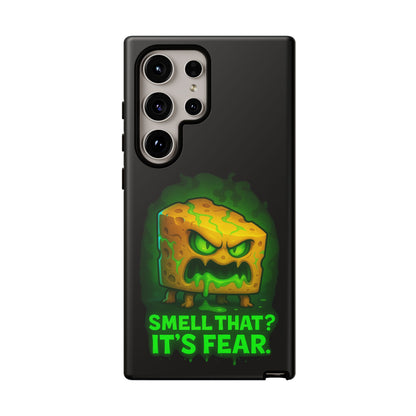 Phone Case — 'Smell That? It's Fear.' Spooky Cheese Monster Protective Case