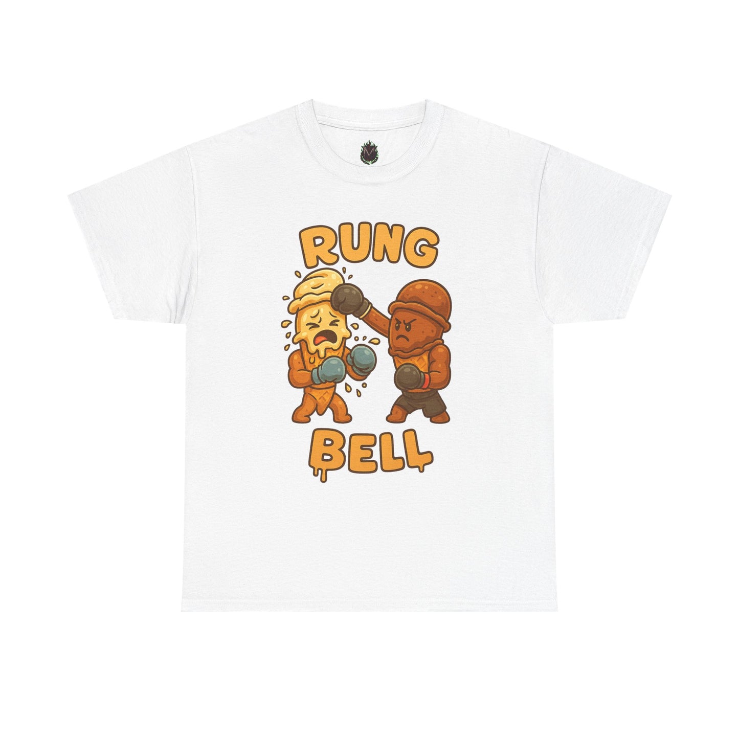 Rung Bell boxing donut tee | Funny food fight shirt