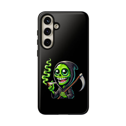 Grinning Green Reaper Phone Case