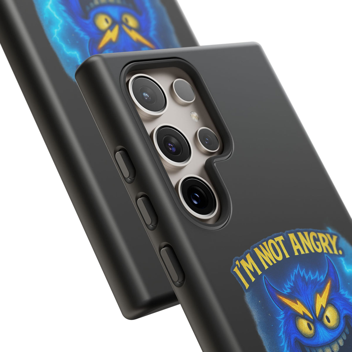 Phone Case - "I'm Not Angry, I'm Fully Charged" Electric Monster Protective Cover
