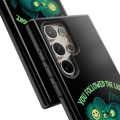 Anglerfish Phone Case – “You Followed The Light, That’s On You” Glow Horror Protective Case