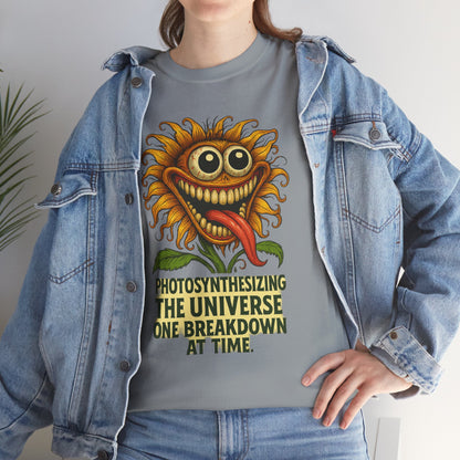 Photosynthesizining – Chaotic Sunflower Breakdown T-Shirt