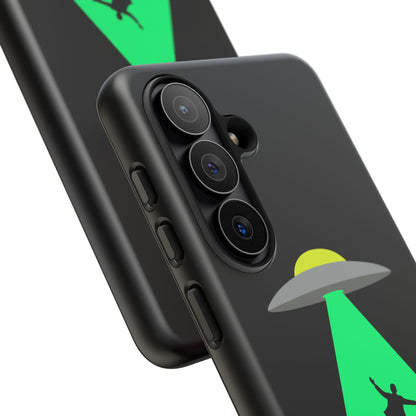 Phone Case — 'Beamed Up Before Rent Was Due' Alien Abduction Design
