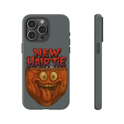 Phone Case — 'New Hairte' Funny Grinning Tongue-Out Monster Design