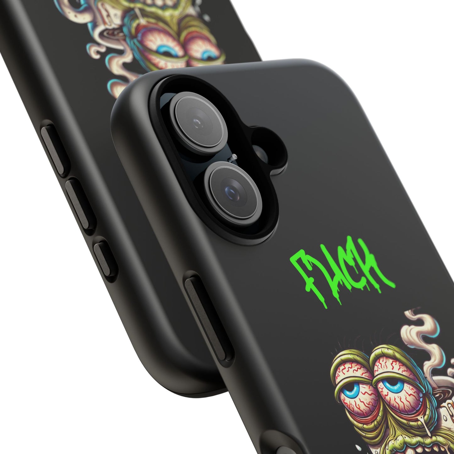 Phone Case — "F*** Monday" Grotesque Coffee Monster Shock Art
