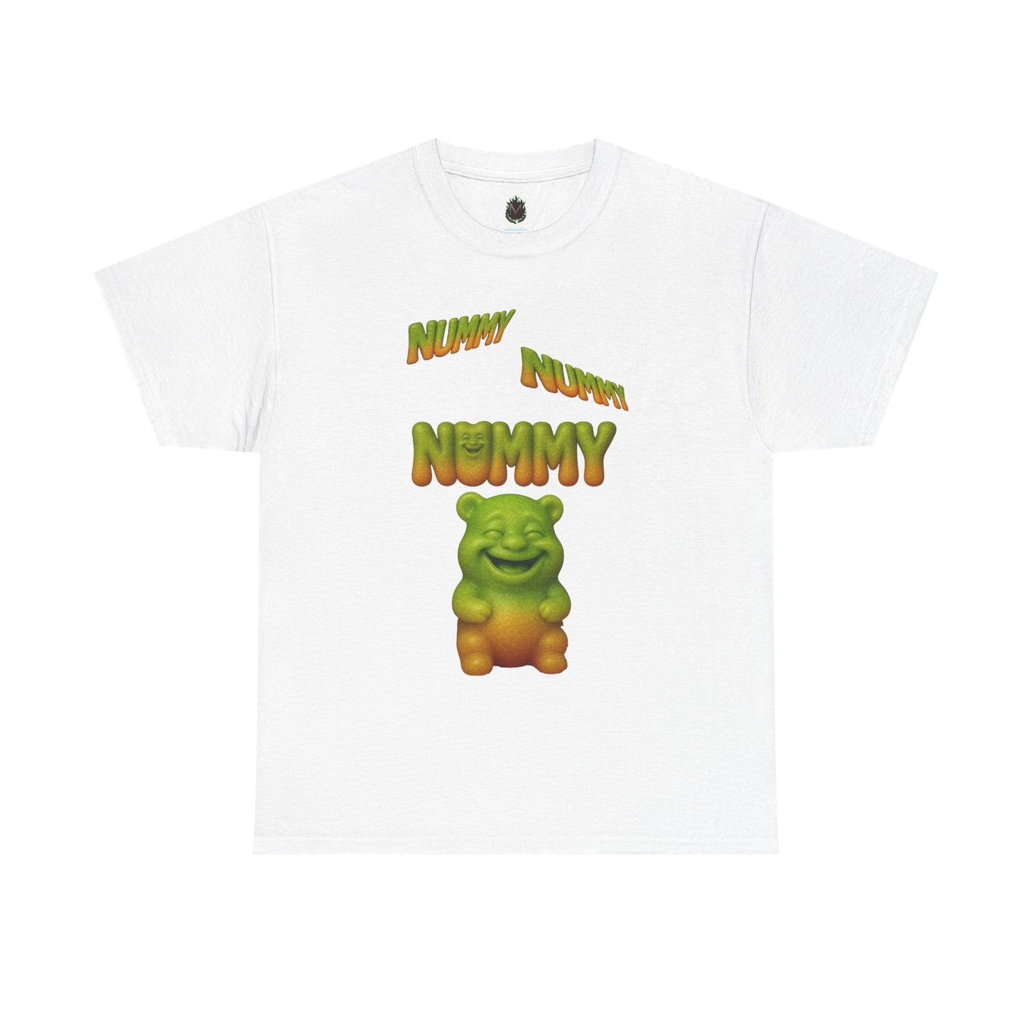 Nummy Gummy Tee — Cute Green Gummy Bear Graphic T-Shirt