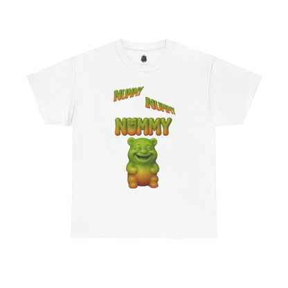 Nummy Gummy Tee — Cute Green Gummy Bear Graphic T-Shirt